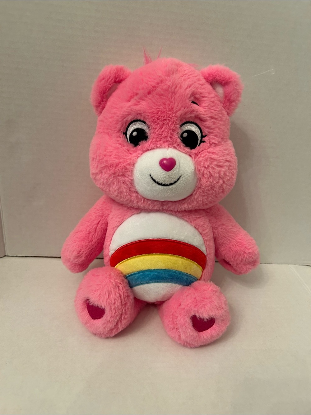 Care Bears Unlock The Magic Cheer Pink Bear Rainbow Belly